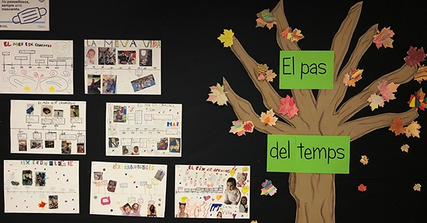A 3r de Prim&agrave;ria treballem el projecte &laquo;El pas del temps&raquo;