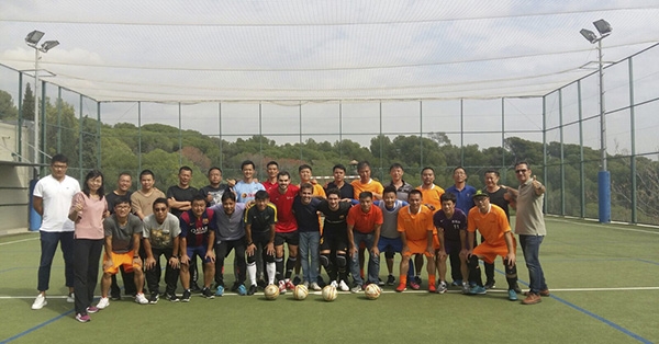 Professors d&rsquo;educaci&oacute; f&iacute;sica de Xina es formen en el model futbol&iacute;stic de l&rsquo;Escola Bet&agrave;niaPatmos