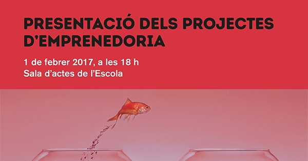 Presentaci&oacute; dels projectes d'emprenedoria