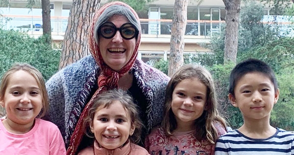 La Rosita Castanyera visita 2n de Prim&agrave;ria