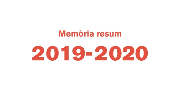 Mem&ograve;ria resum 2019-2020