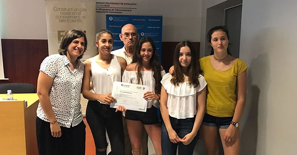 L&rsquo;Escola Bet&agrave;niaPatmos guanya el Premi  X(p)rimenta 2017 en la categoria de Secund&agrave;ria