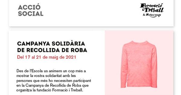 La campanya de recollida de roba ha estat un &egrave;xit
