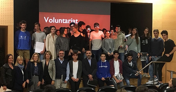 L&rsquo;Escola rep la placa d&rsquo;Escoles amb Cor de C&agrave;ritas