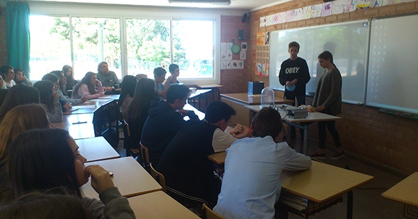 Tercer d&rsquo; ESO participa en la II Mostra de recerca cient&iacute;fica d'alumnes d' ESO organitzada per la Fundaci&oacute; Tr@ms