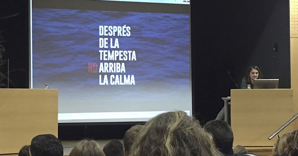 Els alumnes de Batxillerat assisteixen a una interessant xerrada de C&agrave;ritas sobre el voluntariat