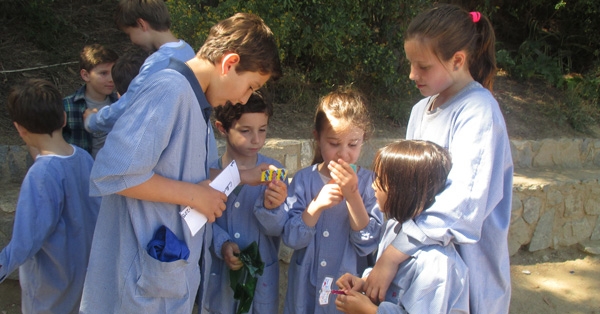 Apadrinament lector d'Ei5 i 5&egrave; de Prim&agrave;ria