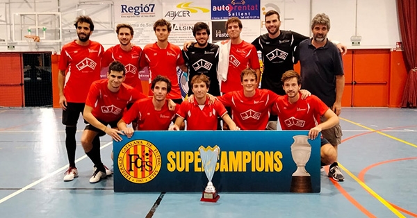 L&rsquo;equip s&egrave;nior de Futsal de la categoria nacional es proclama campi&oacute; de la S&uacute;per Copa de Catalunya