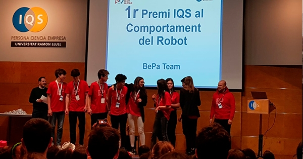 BePa Team, guanyadors del Joc del robot de la First Lego League 2020 a l&rsquo;IQS