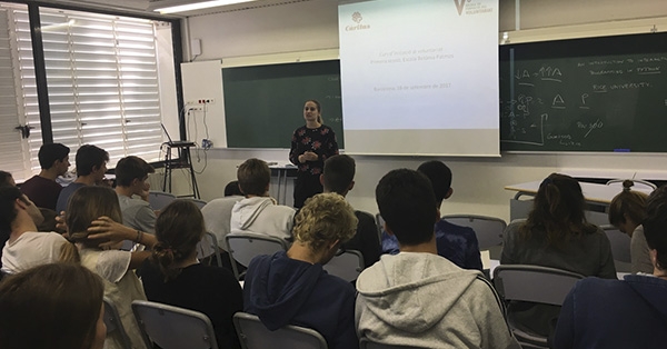 Alta participaci&oacute; dels alumnes de Batxillerat de Bet&agrave;niaPatmos al curs de formaci&oacute; de voluntariat de C&agrave;ritas