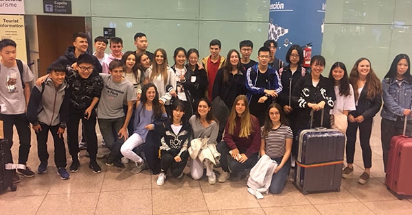 Catorze estudiants xinesos fan una estada de 10 dies a Bet&agrave;niaPatmos