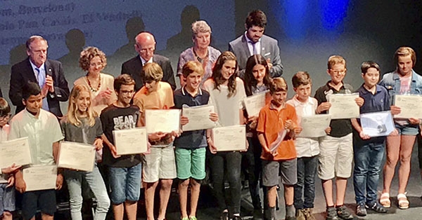 Max G., de 6&egrave; de Prim&agrave;ria, guanyador del premi de les Proves Cangur 2017
