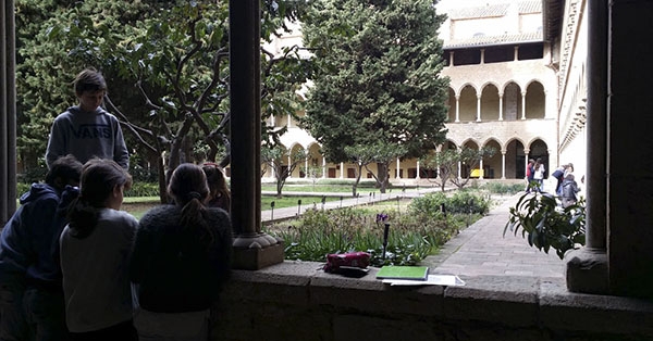 Jornada de matem&agrave;tiques al Monestir de Pedralbes