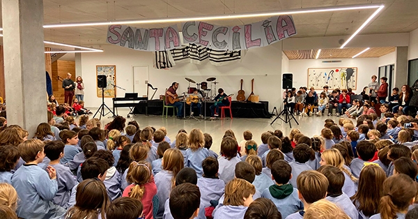 Celebraci&oacute; de la Diada de la M&uacute;sica: Santa Cec&iacute;lia a l&rsquo;Escola