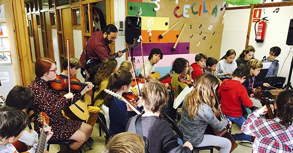 Gran celebraci&oacute; de la Diada de Santa Cec&iacute;lia a l&rsquo;Escola